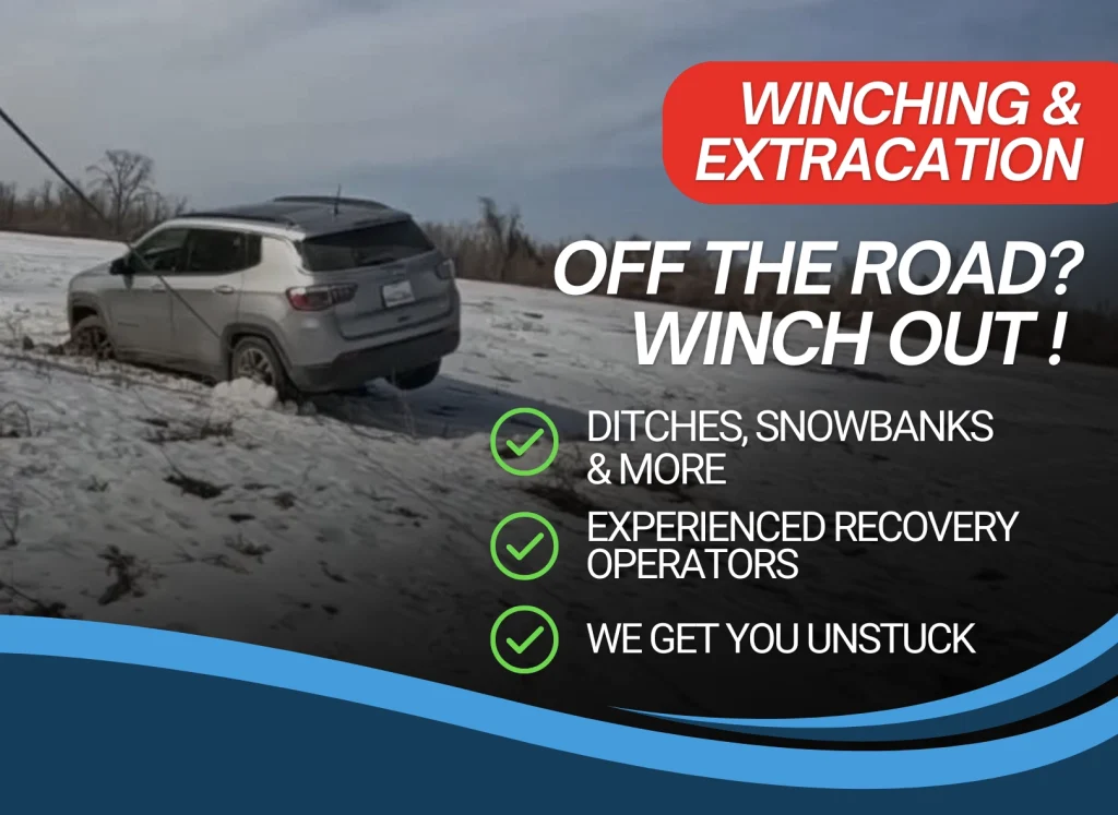 Blue and White Modern Towing Service Instagram Post1